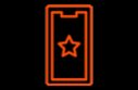 icone badge com estrela